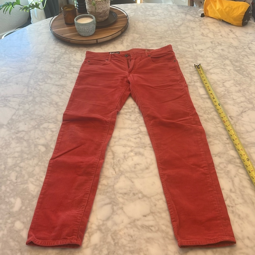 Awesome reddish pinkish corduroy from Barbour